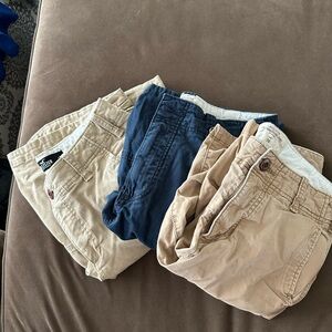 Hollister Blue and Tan Casual Shorts